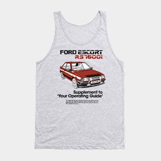 FORD ESCORT 1600i - owners handbook Tank Top